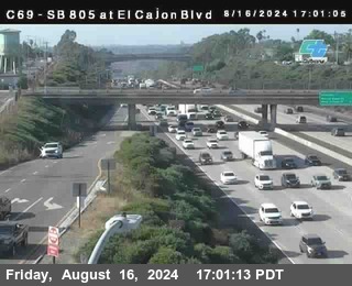 SB 805 at El Cajon Blvd (On Ramp)