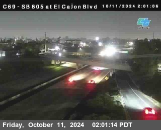 SB 805 at El Cajon Blvd (On Ramp)