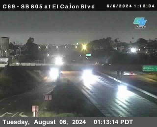 SB 805 at El Cajon Blvd (On Ramp)