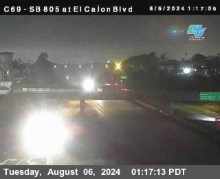 SB 805 at El Cajon Blvd (On Ramp)