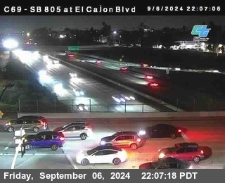 SB 805 at El Cajon Blvd (On Ramp)