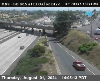 SB 805 at El Cajon Blvd (On Ramp)