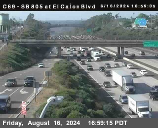 SB 805 at El Cajon Blvd (On Ramp)