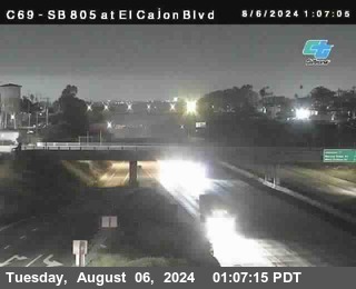 SB 805 at El Cajon Blvd (On Ramp)