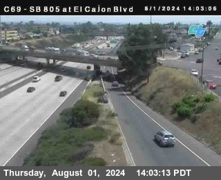 SB 805 at El Cajon Blvd (On Ramp)