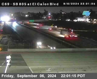 SB 805 at El Cajon Blvd (On Ramp)