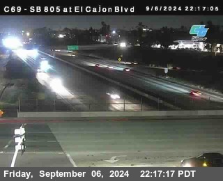 SB 805 at El Cajon Blvd (On Ramp)