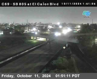 SB 805 at El Cajon Blvd (On Ramp)