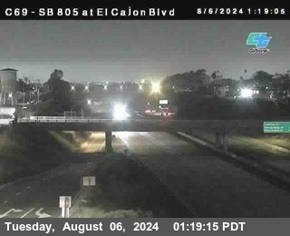 SB 805 at El Cajon Blvd (On Ramp)