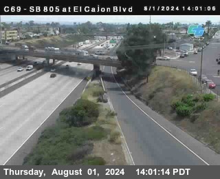 SB 805 at El Cajon Blvd (On Ramp)