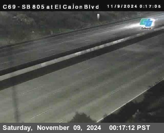 SB 805 at El Cajon Blvd (On Ramp)