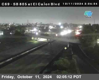 SB 805 at El Cajon Blvd (On Ramp)