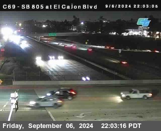 SB 805 at El Cajon Blvd (On Ramp)