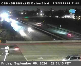 SB 805 at El Cajon Blvd (On Ramp)