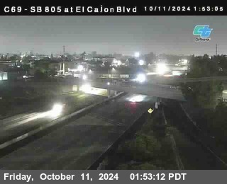 SB 805 at El Cajon Blvd (On Ramp)