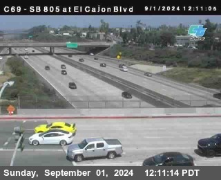 SB 805 at El Cajon Blvd (On Ramp)