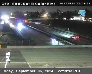 SB 805 at El Cajon Blvd (On Ramp)