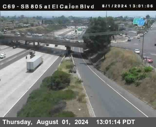 SB 805 at El Cajon Blvd (On Ramp)