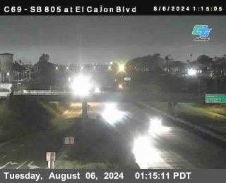 SB 805 at El Cajon Blvd (On Ramp)