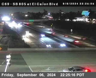 SB 805 at El Cajon Blvd (On Ramp)