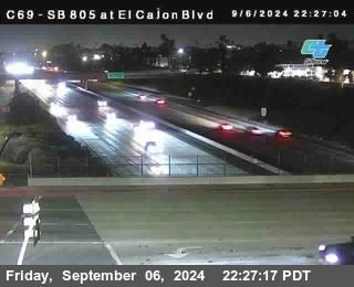 SB 805 at El Cajon Blvd (On Ramp)