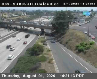 SB 805 at El Cajon Blvd (On Ramp)