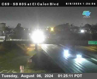 SB 805 at El Cajon Blvd (On Ramp)