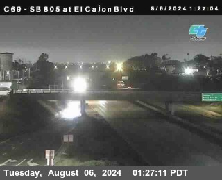 SB 805 at El Cajon Blvd (On Ramp)