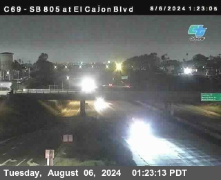 SB 805 at El Cajon Blvd (On Ramp)