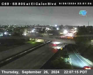 SB 805 at El Cajon Blvd (On Ramp)