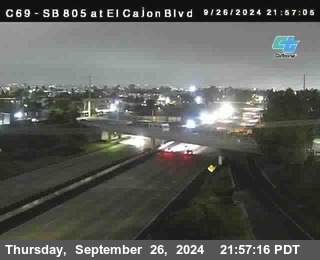 SB 805 at El Cajon Blvd (On Ramp)