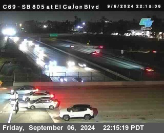 SB 805 at El Cajon Blvd (On Ramp)