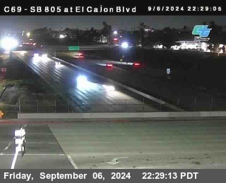 SB 805 at El Cajon Blvd (On Ramp)