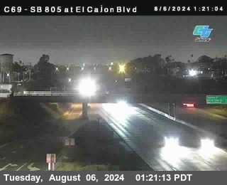 SB 805 at El Cajon Blvd (On Ramp)