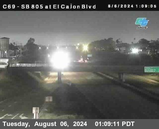 SB 805 at El Cajon Blvd (On Ramp)