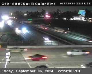 SB 805 at El Cajon Blvd (On Ramp)