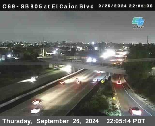 SB 805 at El Cajon Blvd (On Ramp)