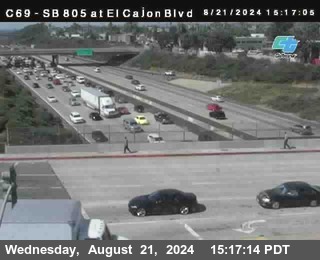 SB 805 at El Cajon Blvd (On Ramp)