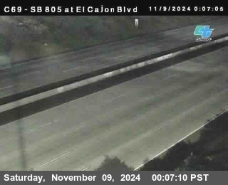 SB 805 at El Cajon Blvd (On Ramp)