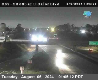 SB 805 at El Cajon Blvd (On Ramp)