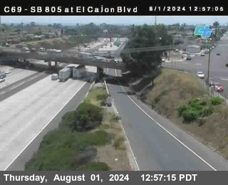 SB 805 at El Cajon Blvd (On Ramp)