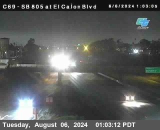 SB 805 at El Cajon Blvd (On Ramp)