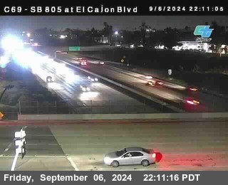 SB 805 at El Cajon Blvd (On Ramp)