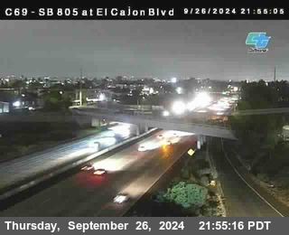 SB 805 at El Cajon Blvd (On Ramp)