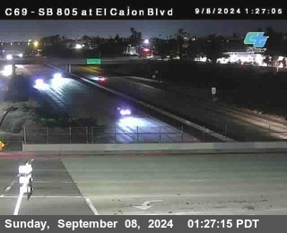 SB 805 at El Cajon Blvd (On Ramp)