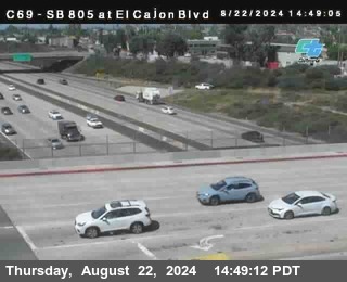 SB 805 at El Cajon Blvd (On Ramp)