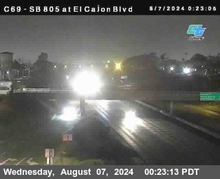 SB 805 at El Cajon Blvd (On Ramp)