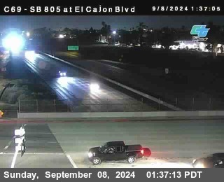 SB 805 at El Cajon Blvd (On Ramp)