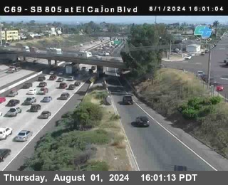 SB 805 at El Cajon Blvd (On Ramp)