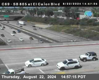 SB 805 at El Cajon Blvd (On Ramp)